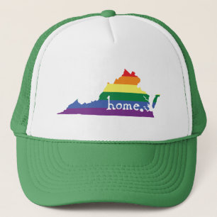 Gay Pride State Virginia Trucker Pet