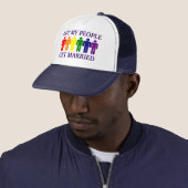 Gay Pride Steunt Huwelijken Tussen Mensen Van Deze Trucker Pet (In situ)