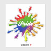 Gay Pride Sticker (Vel)