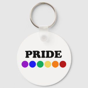 Gay Pride Stippen LGBT Rainbow Sleutelhanger