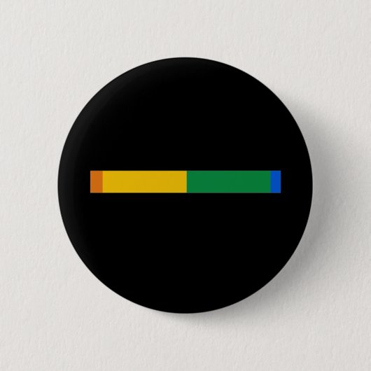 Gay Pride Stripe Ronde Button 5,7 Cm (Voorkant)