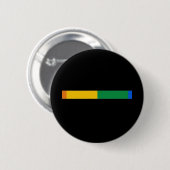 Gay Pride Stripe Ronde Button 5,7 Cm (Voorkant /achterkant)
