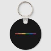 Gay Pride Stripe Sleutelhanger (Voorkant)