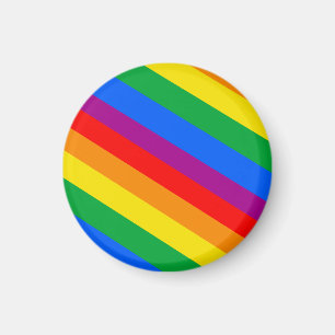 Gay Pride Stripes Magneet