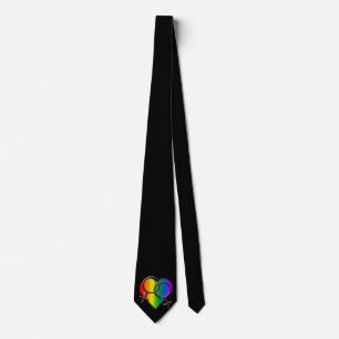 Gay Pride Stropdas Same-Sex Rainbow Love Necktie
