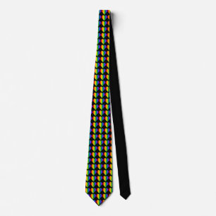 Gay Pride Stropdas Same-Sex Rainbow Love Necktie