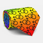 Gay Pride Stropdassen Same-Sex Gay Pride Neckties (Opgerold)