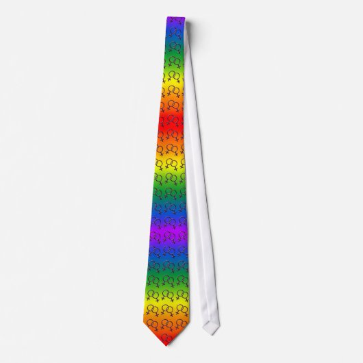 Gay Pride Stropdassen Same-Sex Gay Pride Neckties (Voorkant)