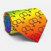 Gay Pride Stropdassen Same-Sex Gay Pride Neckties (Opgerold)