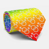 Gay Pride Stropdassen Same-Sex Gay Pride Neckties (Opgerold)