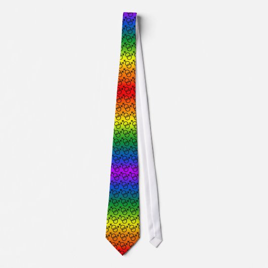 Gay Pride Stropdassen Same-Sex Gay Pride Neckties (Voorkant)