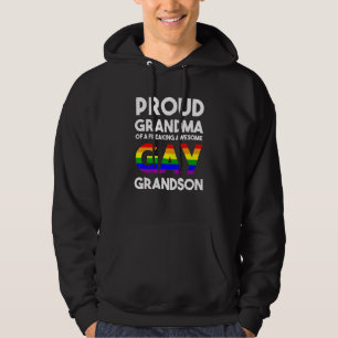 Gay Pride Stuff Proud Ally Proud Grandm Hoodie