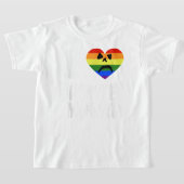 Gay Pride Support Love, Rainbow Flag, LGBTQ Flag L T-shirt (Laagn)