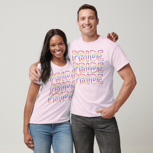 GAY PRIDE Sweet Rainbow Handlettering T-shirt (Unisex)
