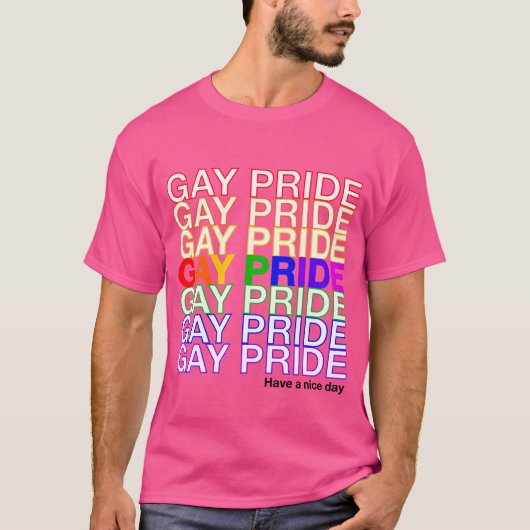 Gay Pride T-shirt (Voorkant)