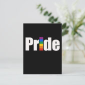Gay Pride T-shirt Briefkaart (Staand voorkant)