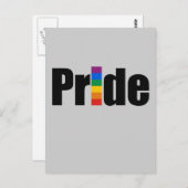Gay Pride T-shirt Briefkaart (Voorkant / Achterkant)