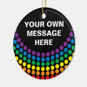 Gay Pride T-shirt Keramisch Ornament (Links)