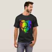 Gay Pride T-Shirt Mannen Zelfde-Geslacht Liefde Sh (Voorkant volledig)