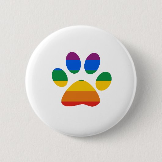 Gay Pride T-shirt Ronde Button 5,7 Cm (Voorkant)