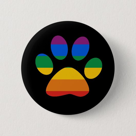 Gay Pride T-shirt Ronde Button 5,7 Cm (Voorkant)