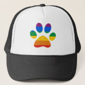 Gay Pride T-shirt Trucker Pet (Voorkant)