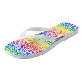 Gay Pride Teenslippers (Schuin)