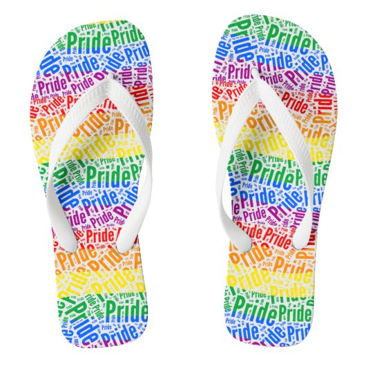 Gay Pride Teenslippers (Voetbed)