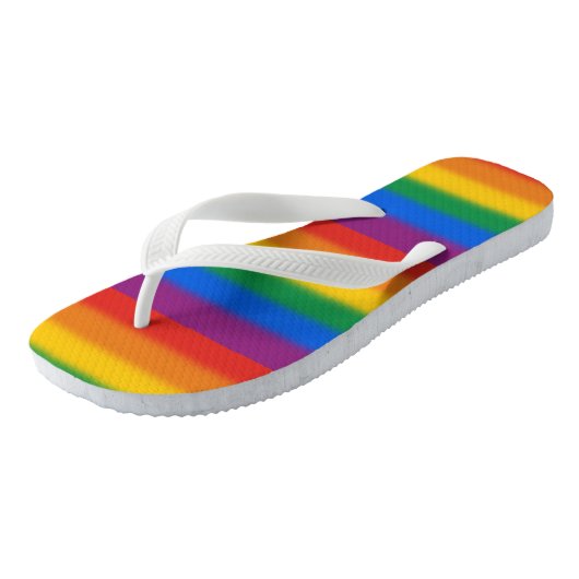 Gay Pride Teenslippers (Schuin)