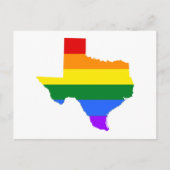 Gay Pride | Texas Rainbow Briefkaart (Voorkant)