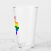 Gay Pride | Texas Rainbow Glas (Links)