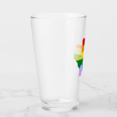 Gay Pride | Texas Rainbow Glas (Rechts)