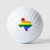 Gay Pride | Texas Rainbow Golfballen (Voorkant)