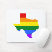 Gay Pride | Texas Rainbow Muismat (Met muis)