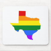 Gay Pride | Texas Rainbow Muismat (Voorkant)
