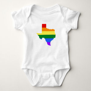 Gay Pride Texas Rainbow Romper