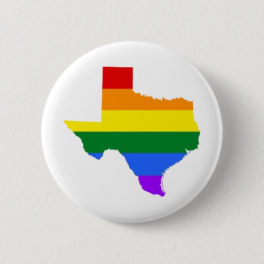 Gay Pride | Texas Rainbow Ronde Button 5,7 Cm (Voorkant)