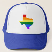 Gay Pride | Texas Rainbow Trucker Pet (Voorkant)