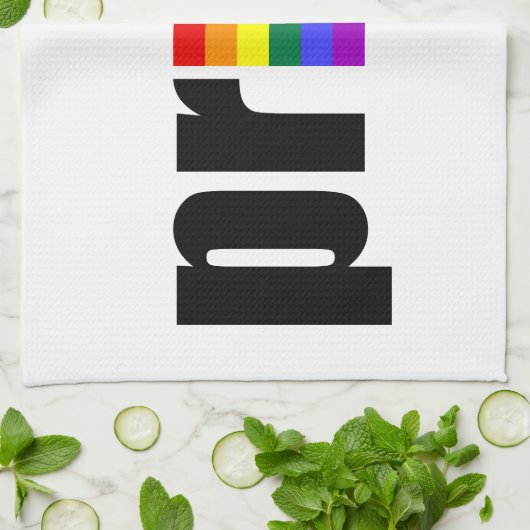 Gay Pride Theedoek (Gevouwen)