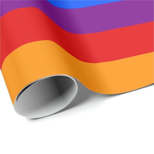 Gay Pride Thin Stripe Cadeaupapier (Rol Hoek)