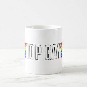 Gay Pride Top Gay Pride Regenboogvlag LGBT LGBTQ Koffiemok
