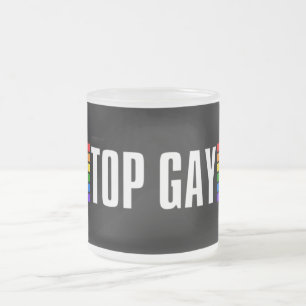 Gay Pride Top Gay Pride Regenboogvlag LGBT LGBTQ Matglas Koffiemok