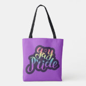 Gay Pride Tote Bag (Achterkant)