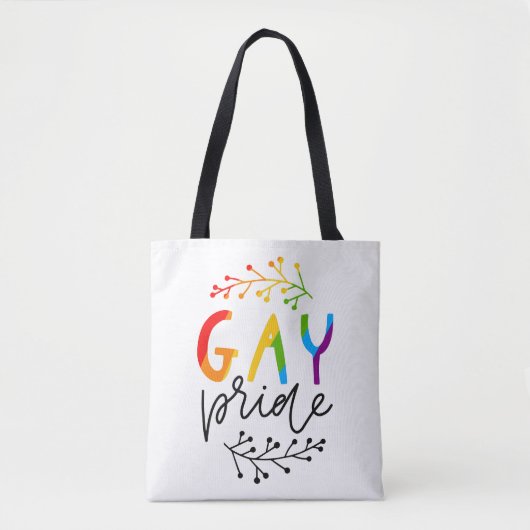 Gay Pride Tote Bag (Voorkant)