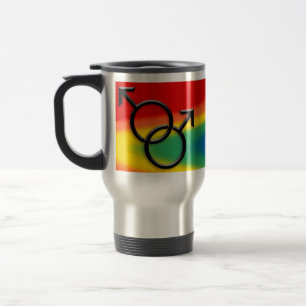 Gay Pride Travel Mugs Mannen Gay Pride Cups Gifts Reisbeker