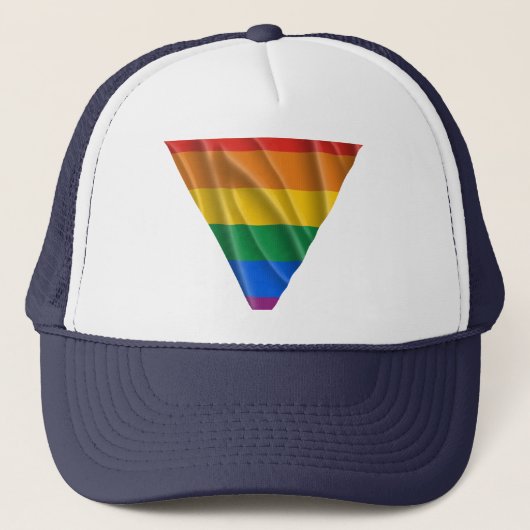 GAY PRIDE TRIANGEL 1 TRUCKER PET (Voorkant)