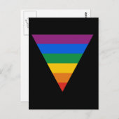 Gay Pride Triangle Briefkaart (Voorkant / Achterkant)
