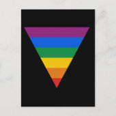 Gay Pride Triangle Briefkaart (Voorkant)