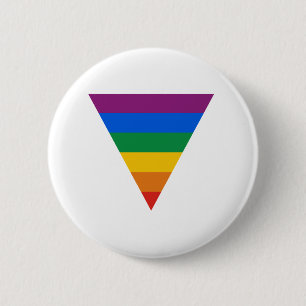 Gay Pride Triangle Ronde Button 5,7 Cm