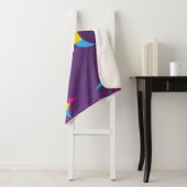 Gay Pride Triple Goddess Pentacle Sherpa Deken (In situ)